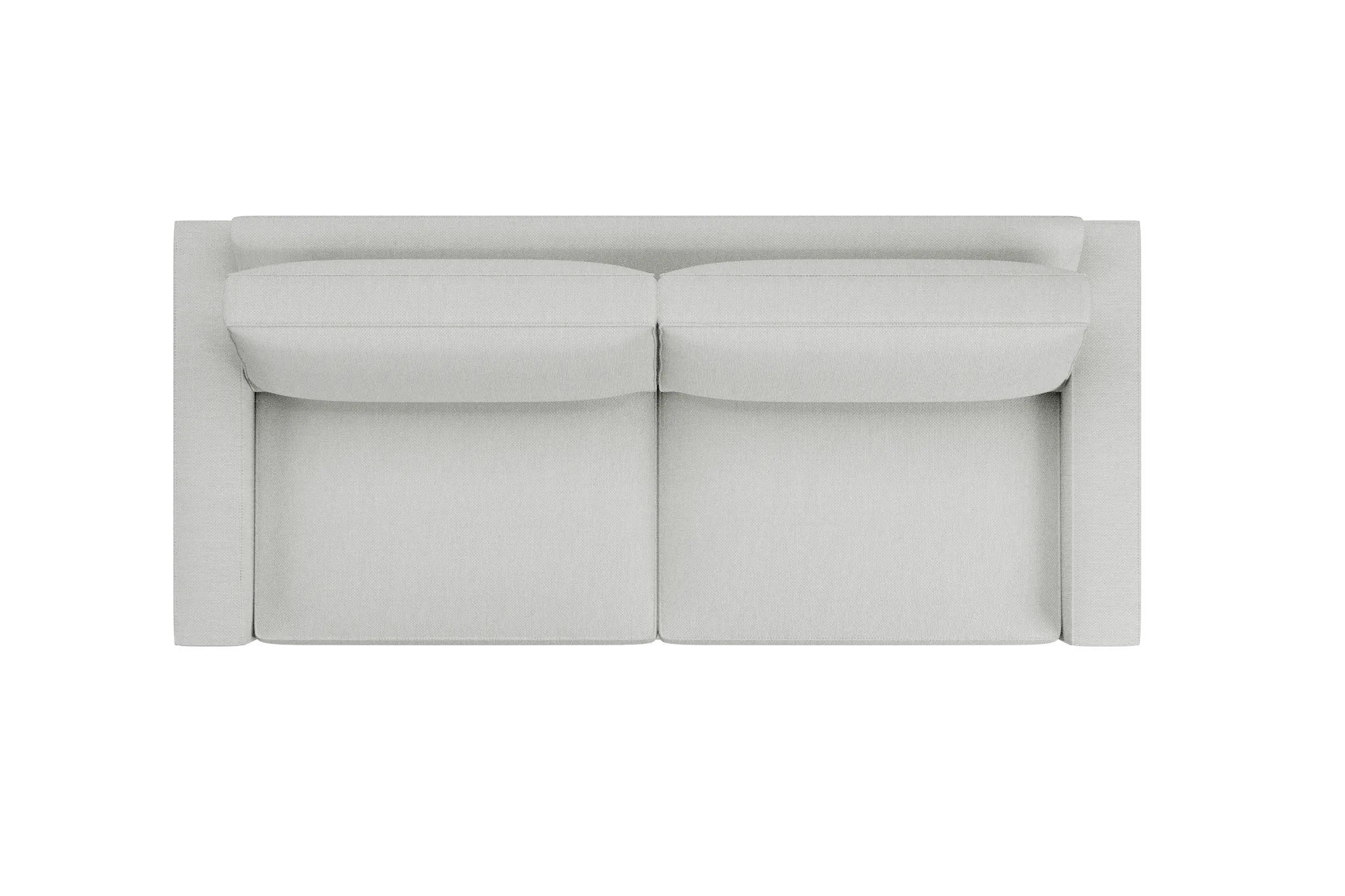 Edgewater Revenue White 96" Sofa W/ 2 Cushions