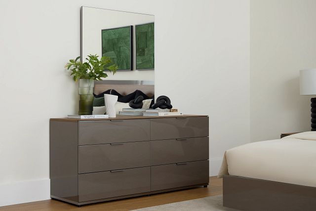 Palermo Two-tone Dresser & Mirror