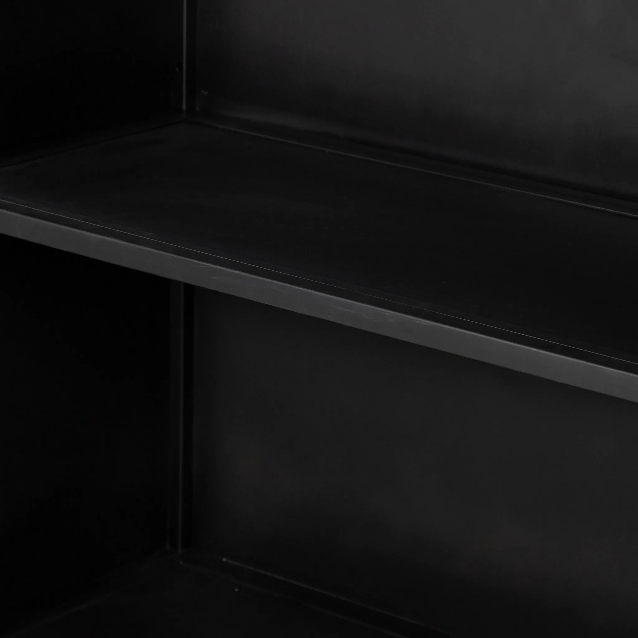 Four Hands Shadow Box Black Curio Cabinet
