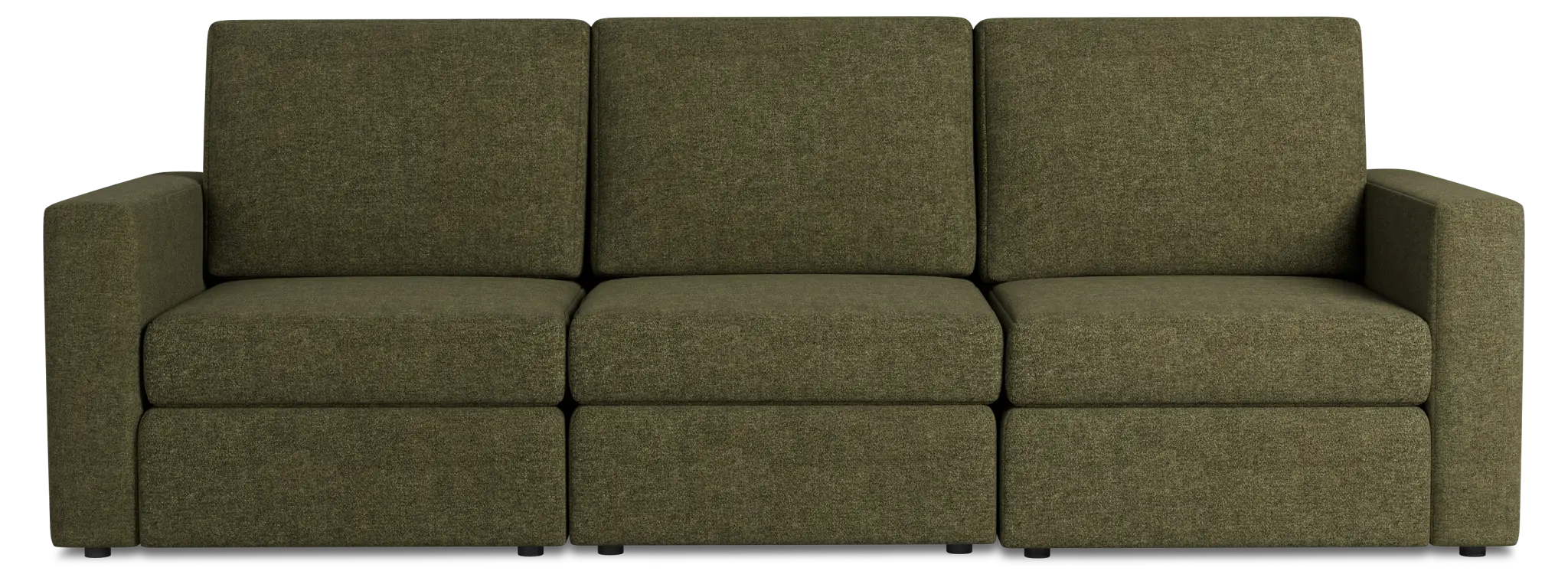 Citymod Green Fabric 3-piece Modular Sofa Citymod Green Fabric 3-piece Modular Sofa