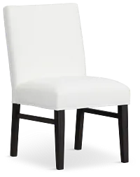 Jackson White Upholstered Side Chair
