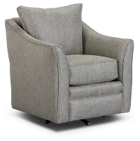 Avery Dark Gray Fabric Swivel Rocking Glider