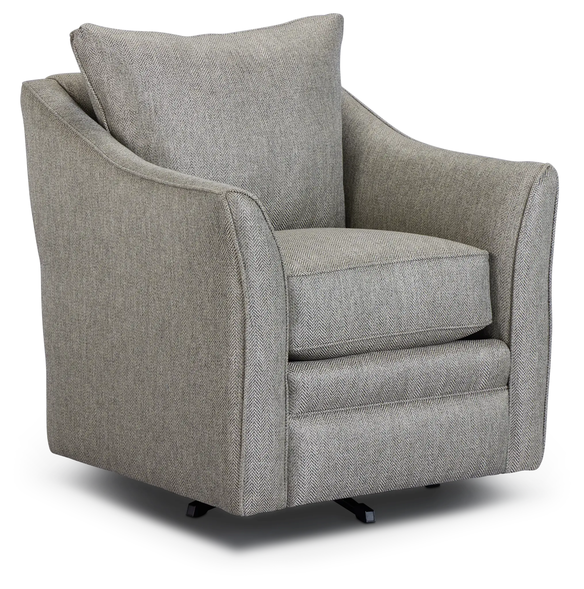 Avery Dark Gray Fabric Swivel Rocking Glider Avery Dark Gray Fabric Swivel Rocking Glider