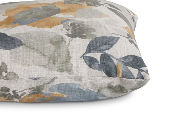 Wellstone Gray Fabric 20" Accent Pillow (2)