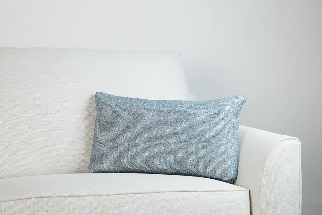 Nova Light Blue Lumbar Accent Pillow