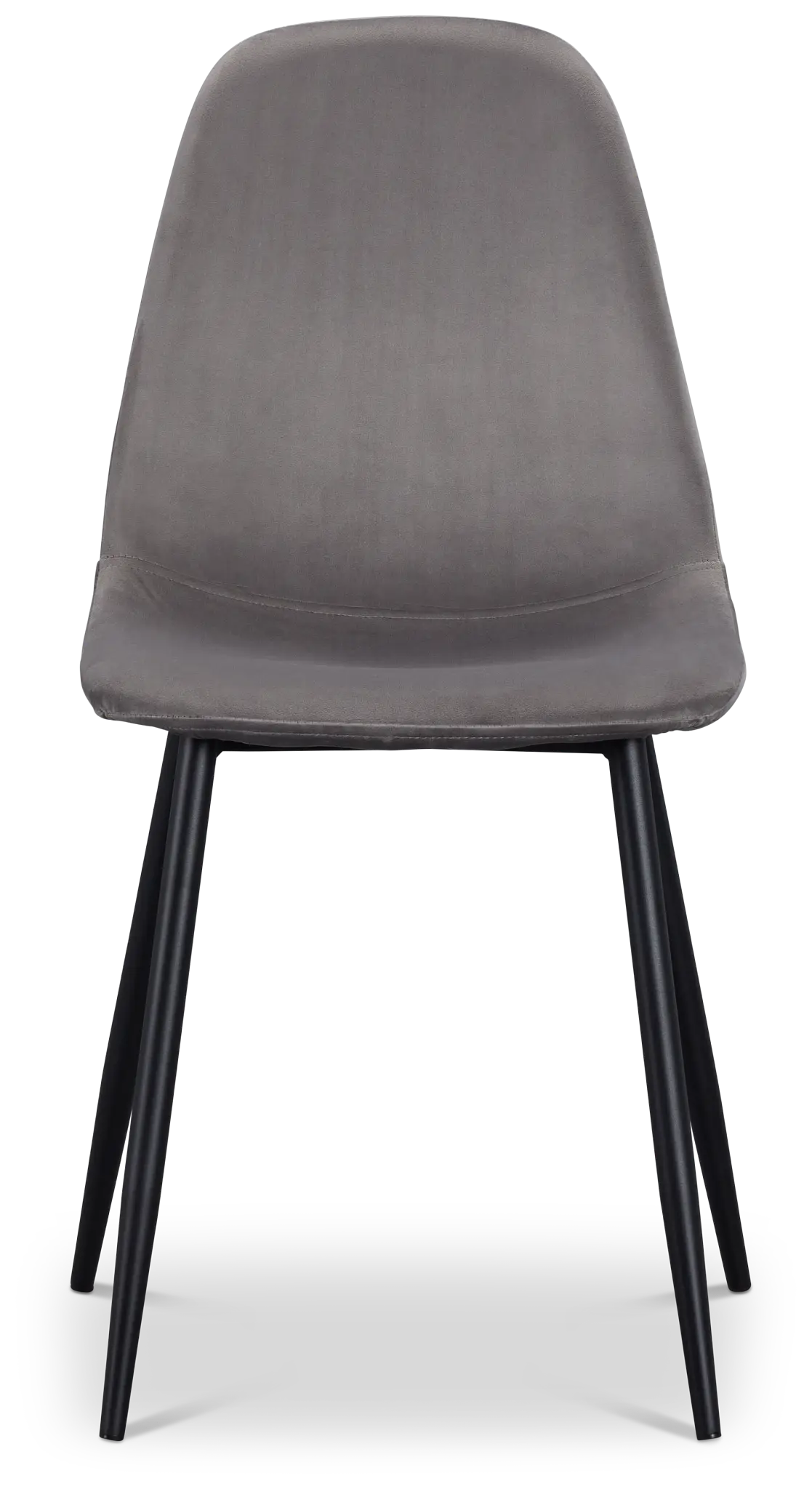 Havana Light Gray Velvet Upholstered Side Chair W/ Black Legs Havana Light Gray Velvet Upholstered Side Chair W/ Black Legs