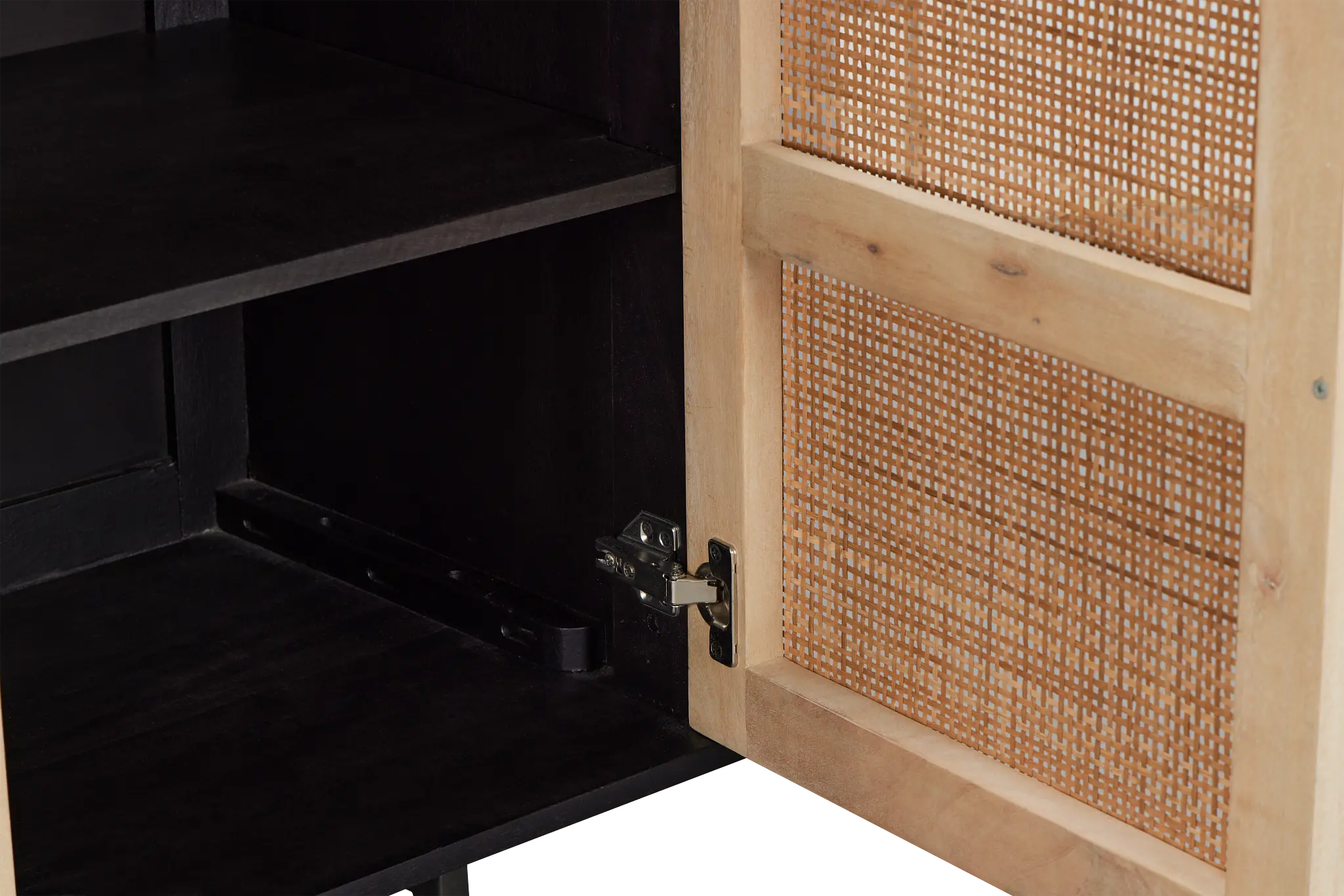 Four Hands Malibu Black Credenza Four Hands Malibu Black Credenza