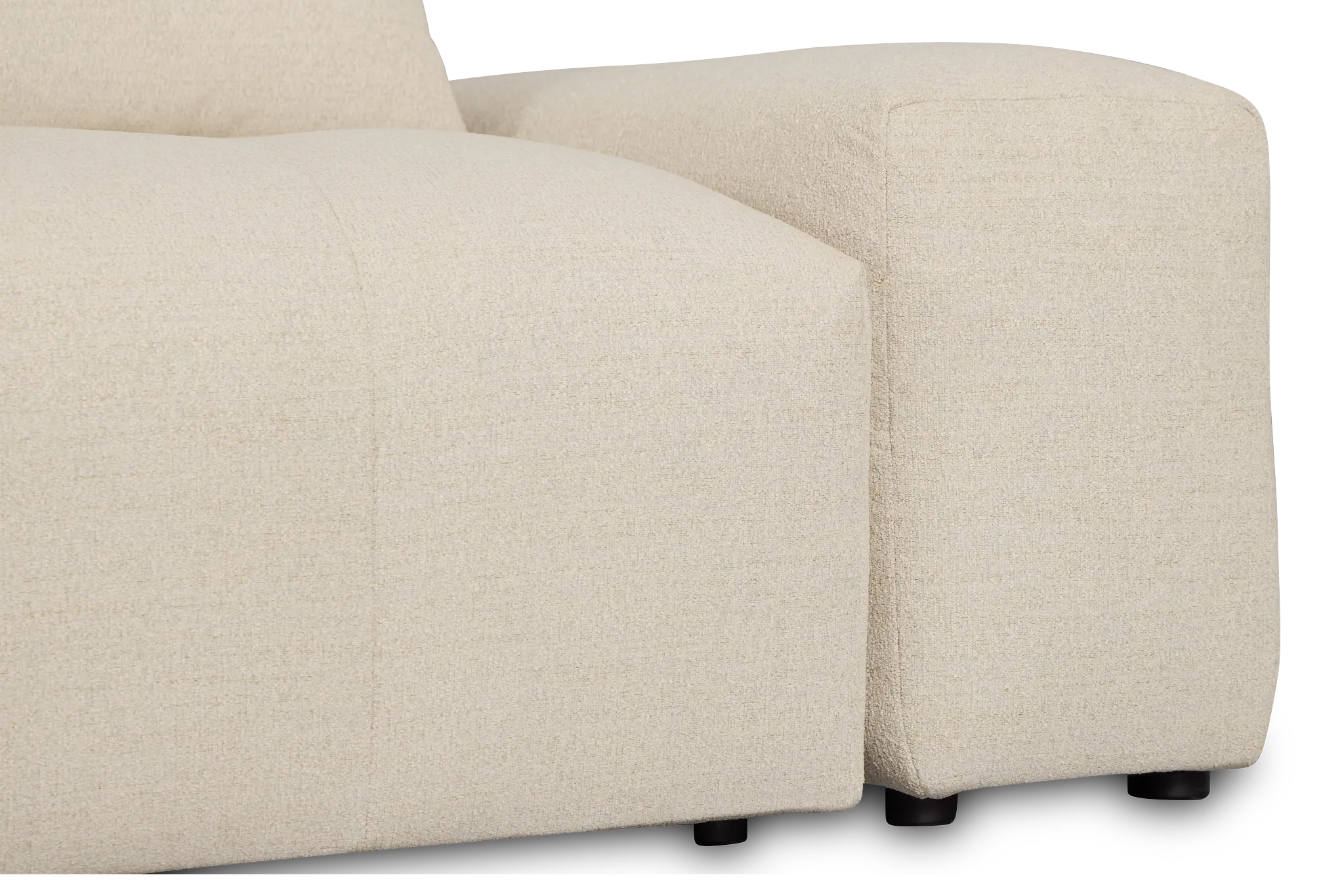 Remi Light Beige Fabric 5-piece Modular Sectional