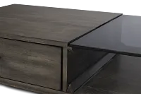 Fulton Dark Tone Wood Lift Coffee Table