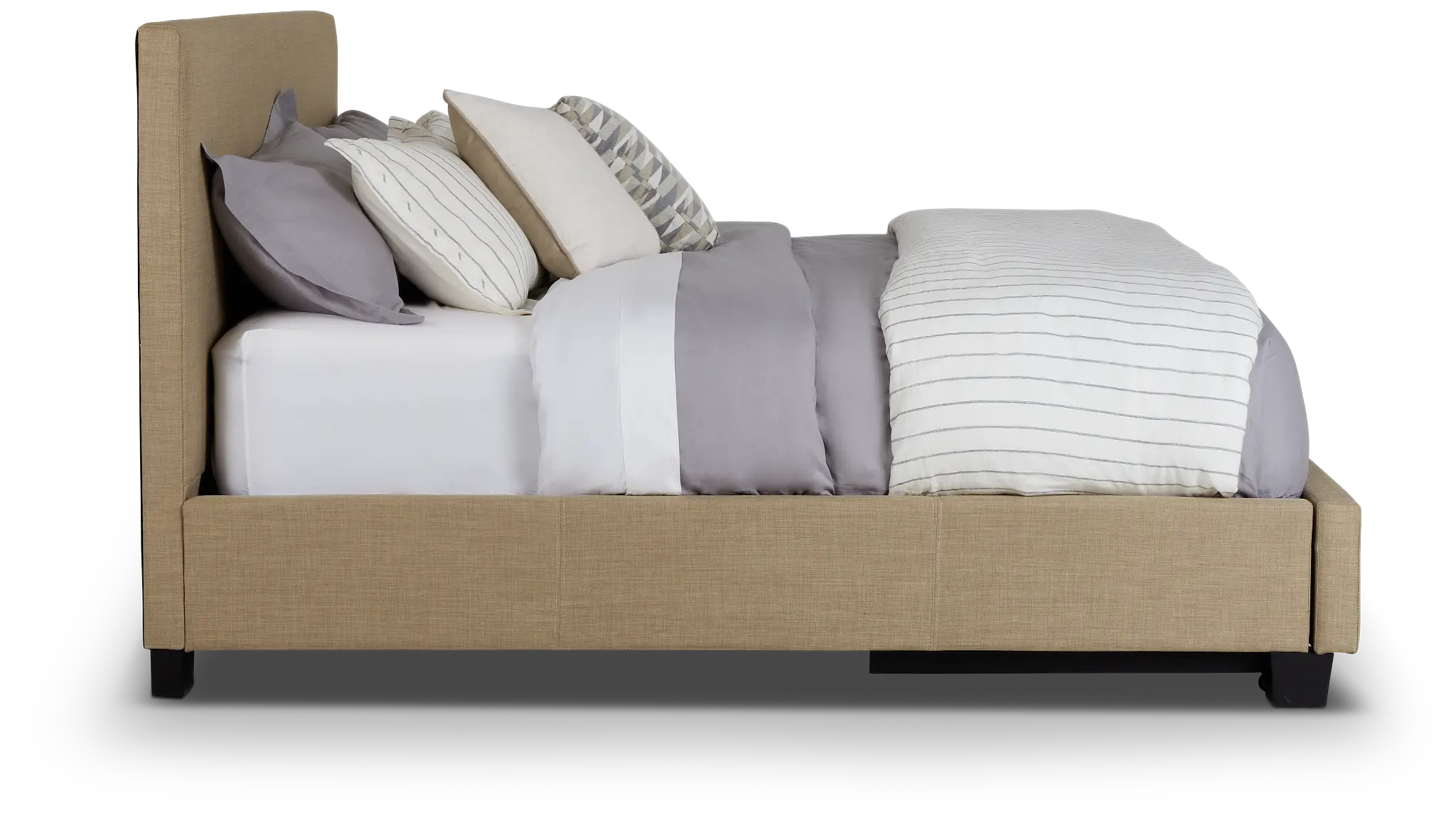 Madden Taupe Uph Platform Storage Bed Madden Taupe Uph Platform Storage Bed