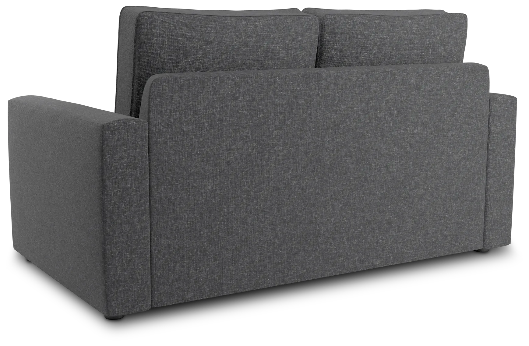Siesta Delray Dark Gray Fabric Memory Foam Sleeper