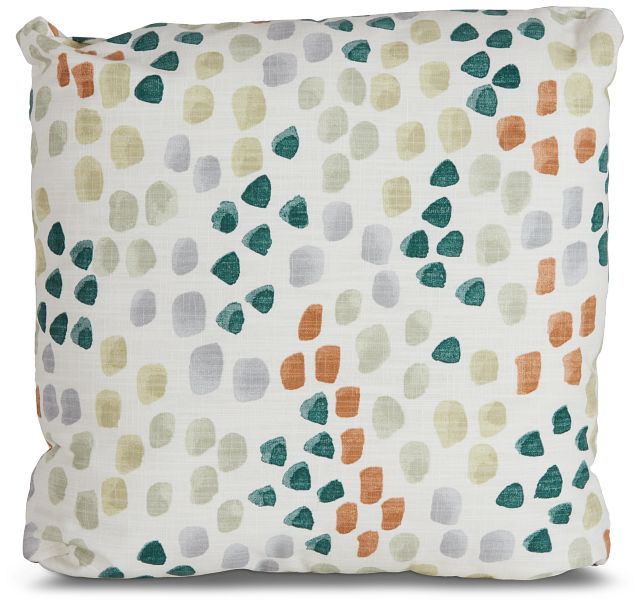 Pfeiffer Green Fabric 18" Accent Pillow