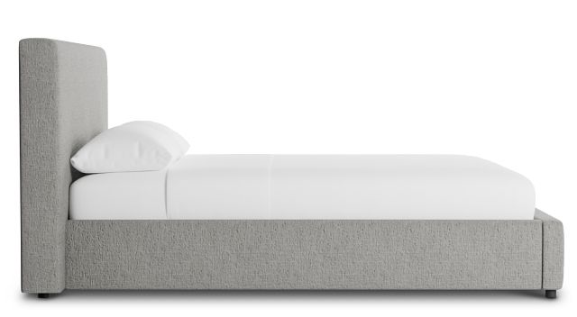 Grayton Linen 44" Upholstered Platform Bed