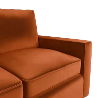 Siesta Joya Orange Fabric Memory Foam Sleeper