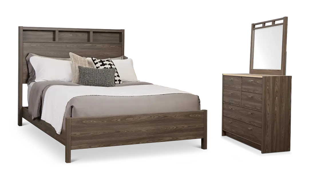 Warren Gray Panel Bedroom Warren Gray Panel Bedroom