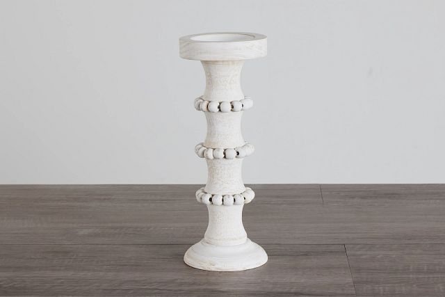 Brock White 13" Candle Holder