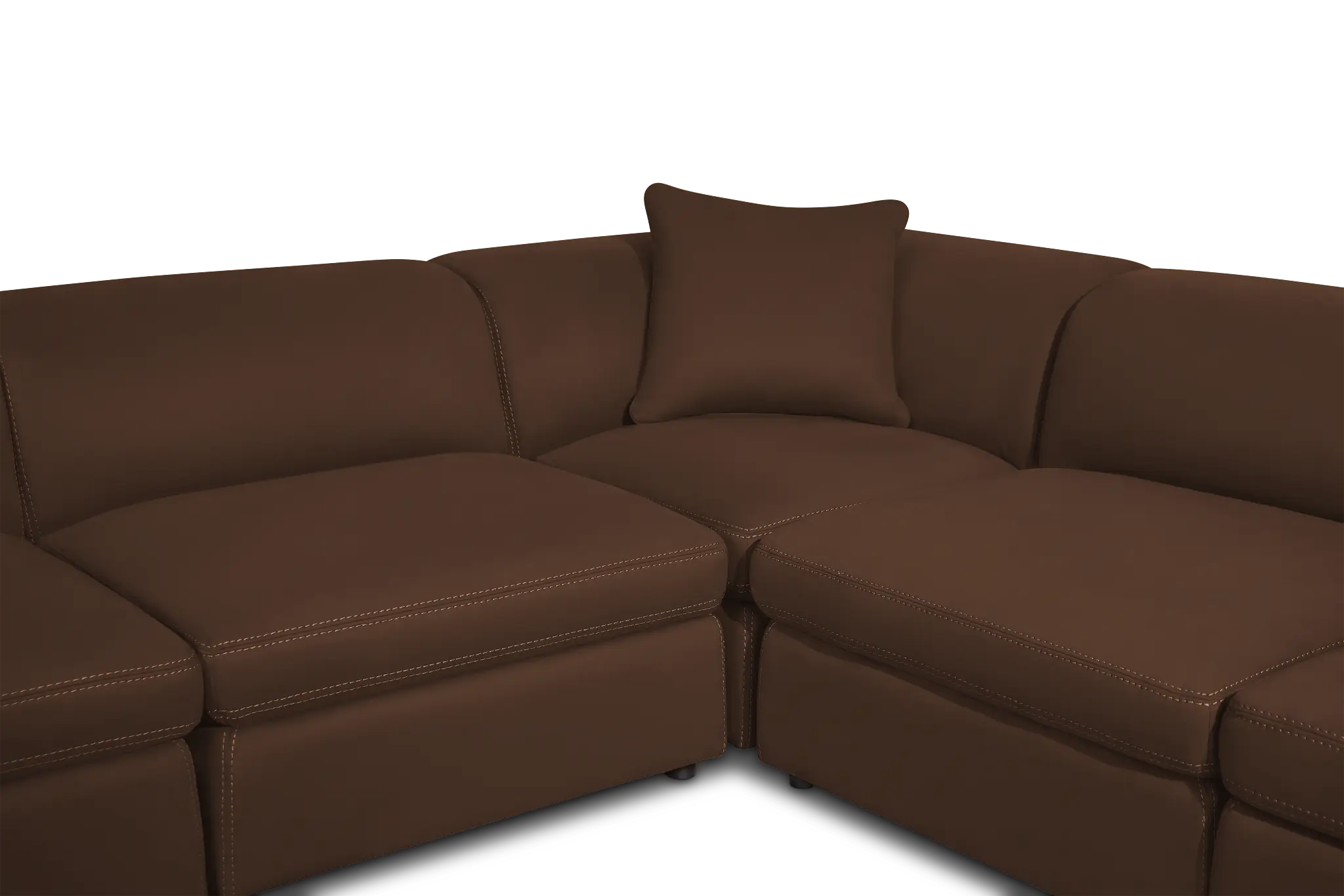 Aria Dark Brown Micro 8-piece Modular Sectional Aria Dark Brown Micro 8-piece Modular Sectional