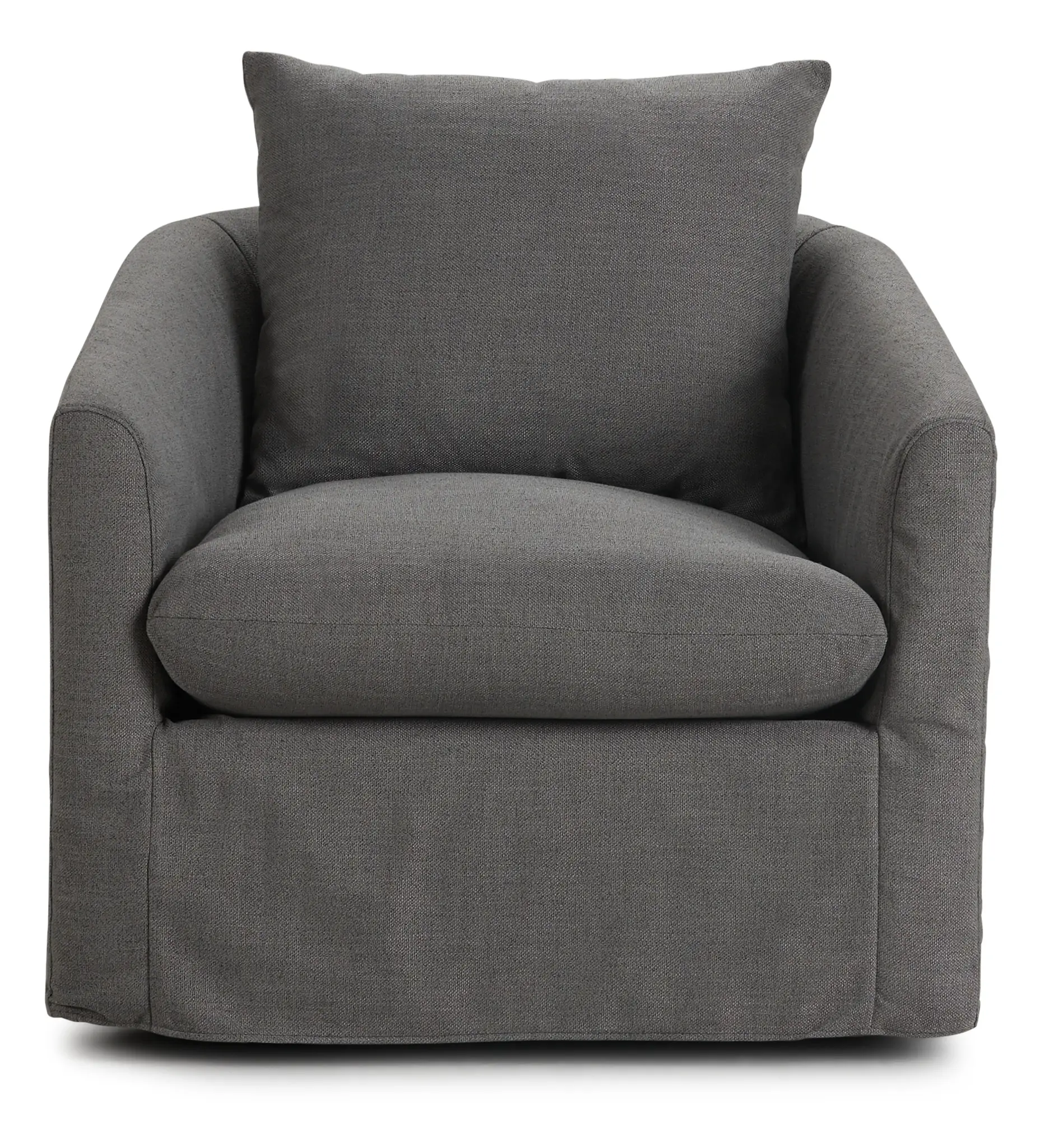 Willow Gray Fabric Swivel Chair Willow Gray Fabric Swivel Chair