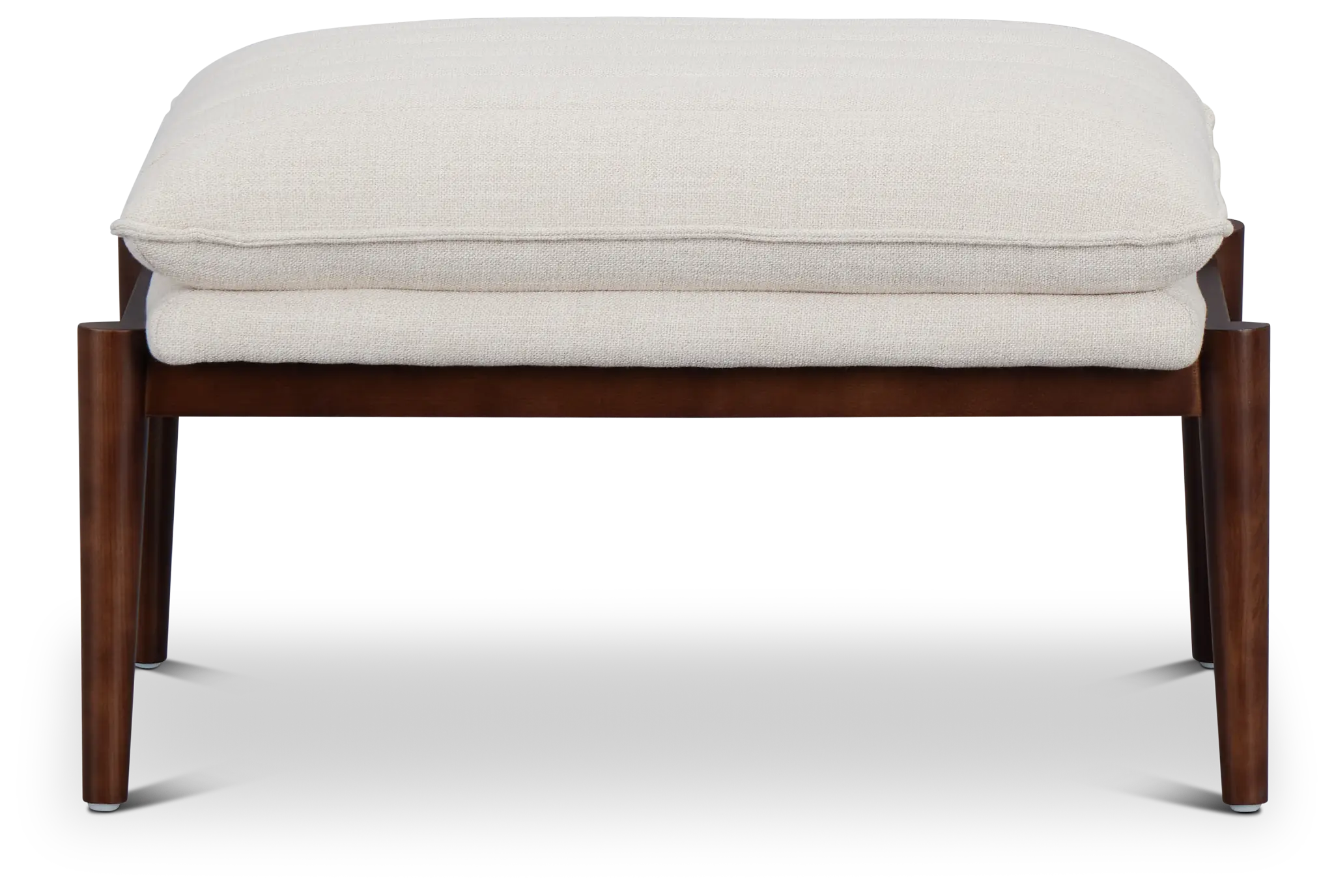 Leith Light Beige Fabric Accent Ottoman Leith Light Beige Fabric Accent Ottoman