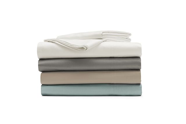 Rest & Renew Egyptian Cotton Gray 400 Thread Sheet Set