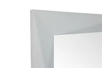 Rilen White Wood Floor Mirror