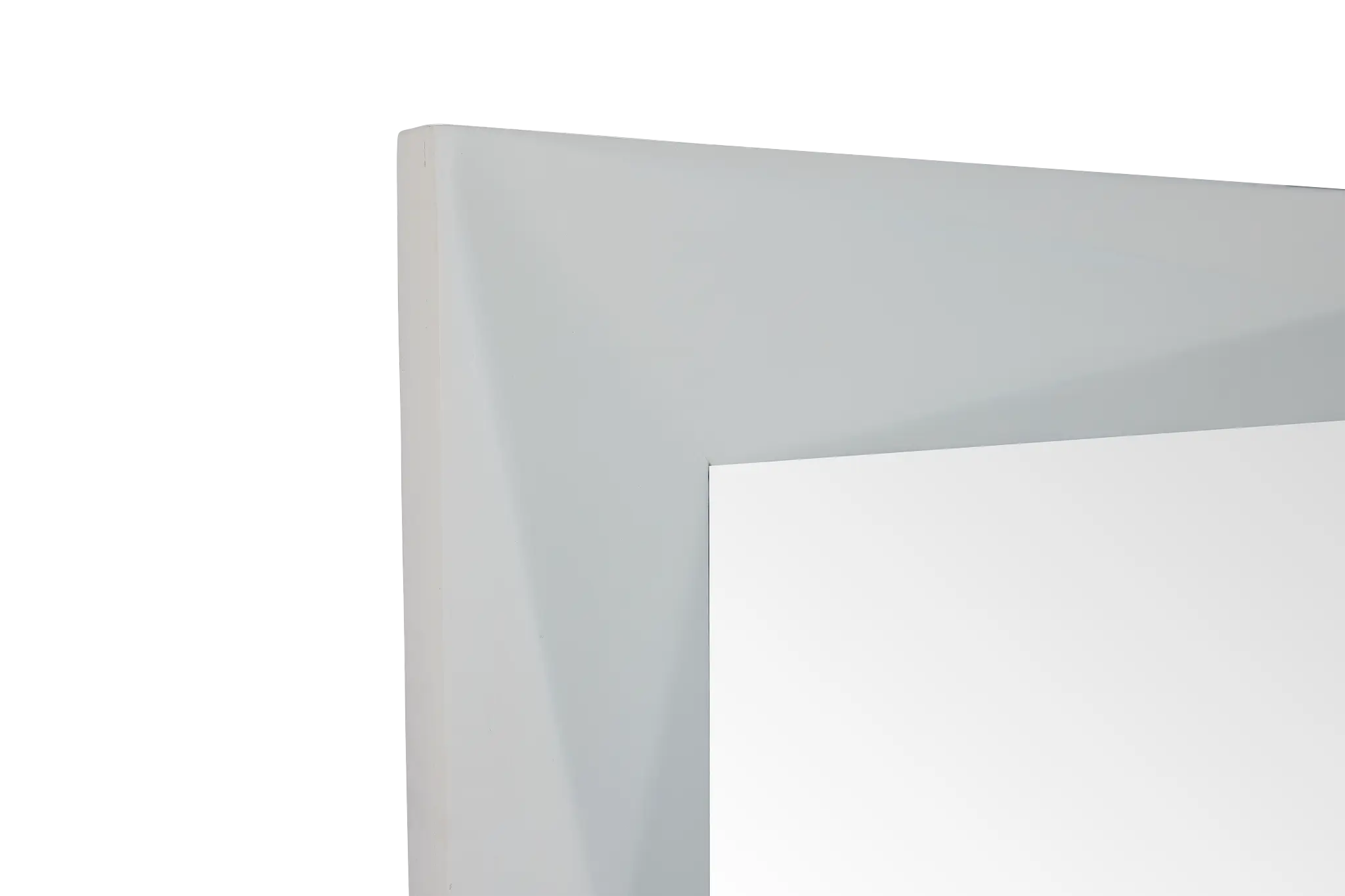 Rilen White Wood Floor Mirror Rilen White Wood Floor Mirror