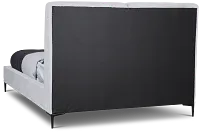 Emit Light Gray Uph Panel Bed