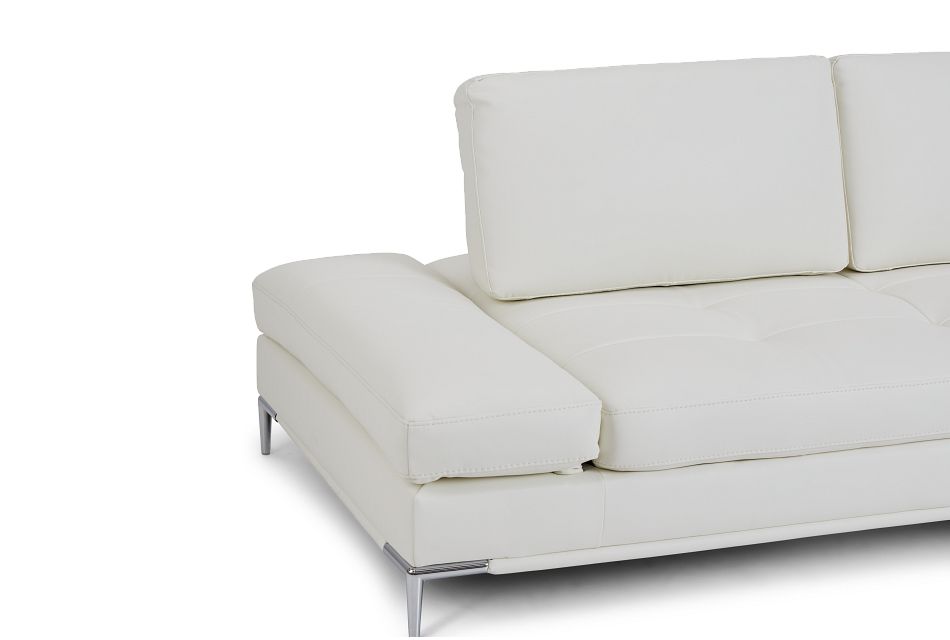 Camden White Micro Sofa