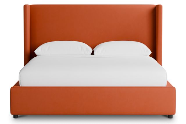 Captiva Joya Orange 48" Upholstered Shelter Bed