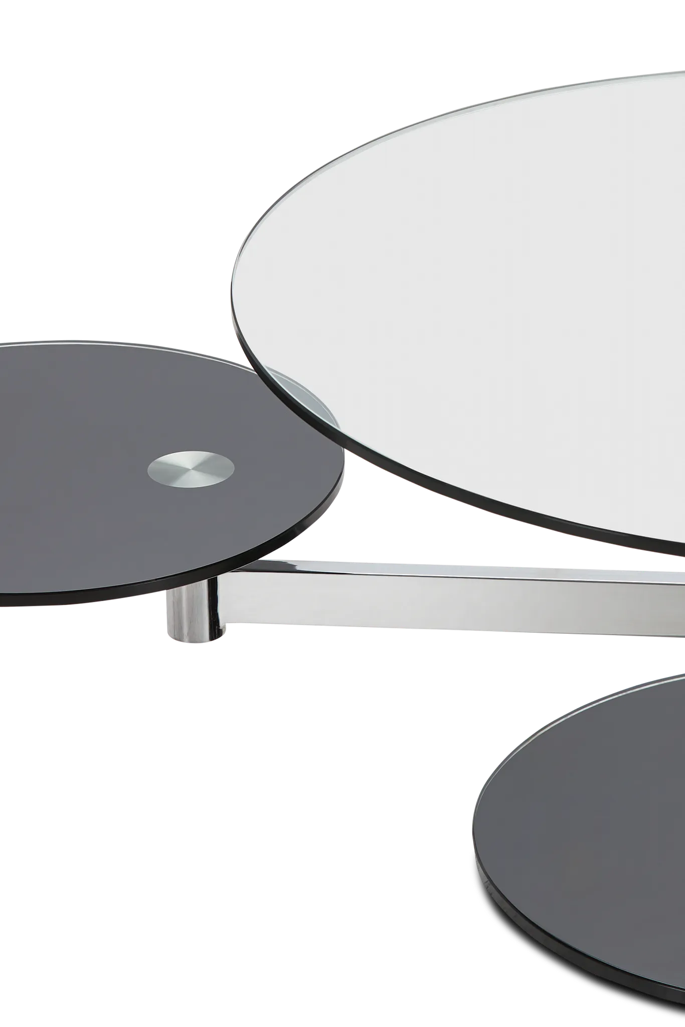 Dalston Glass Round Coffee Table