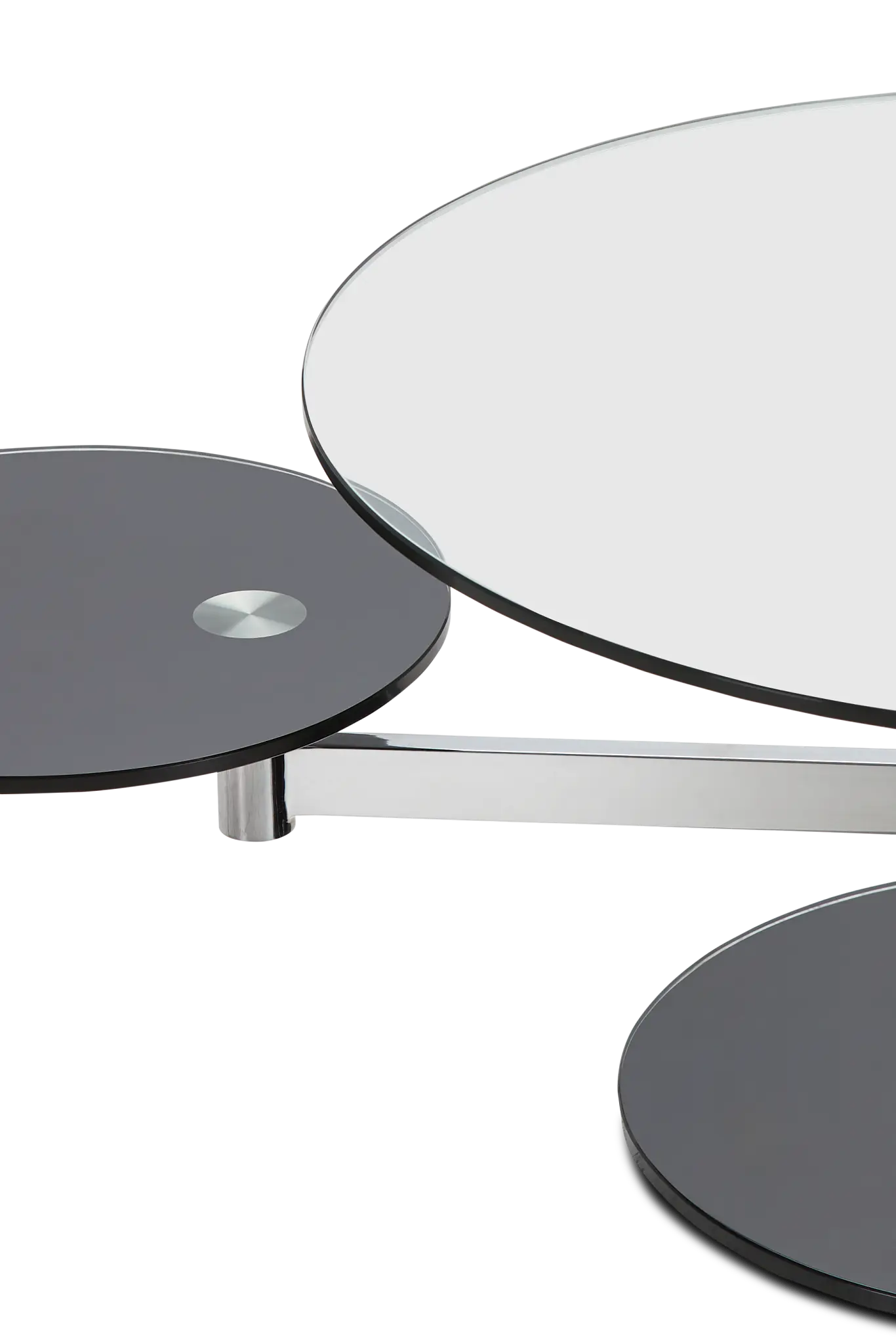 Dalston Glass Round Coffee Table Dalston Glass Round Coffee Table