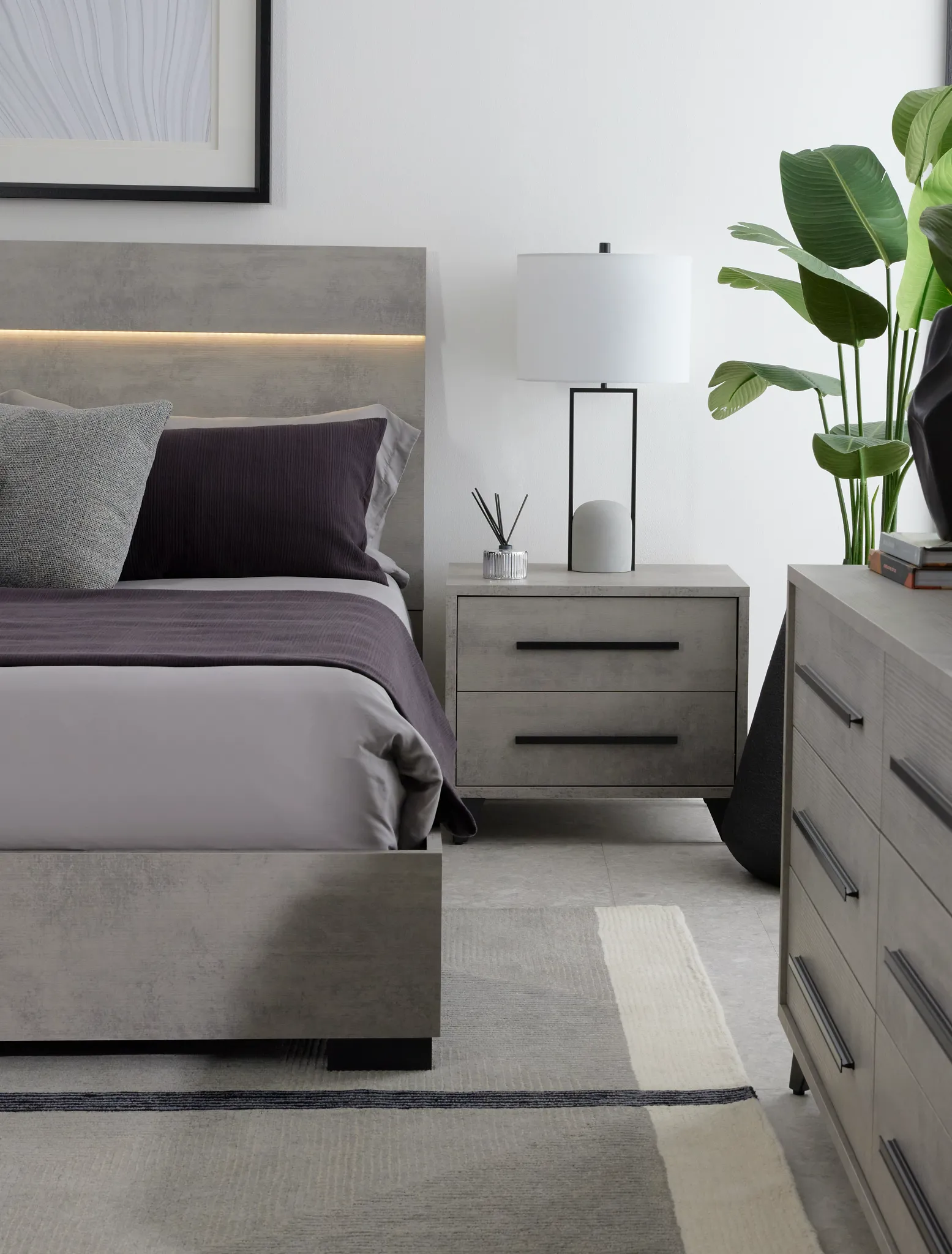 Pomona Gray Nightstand
