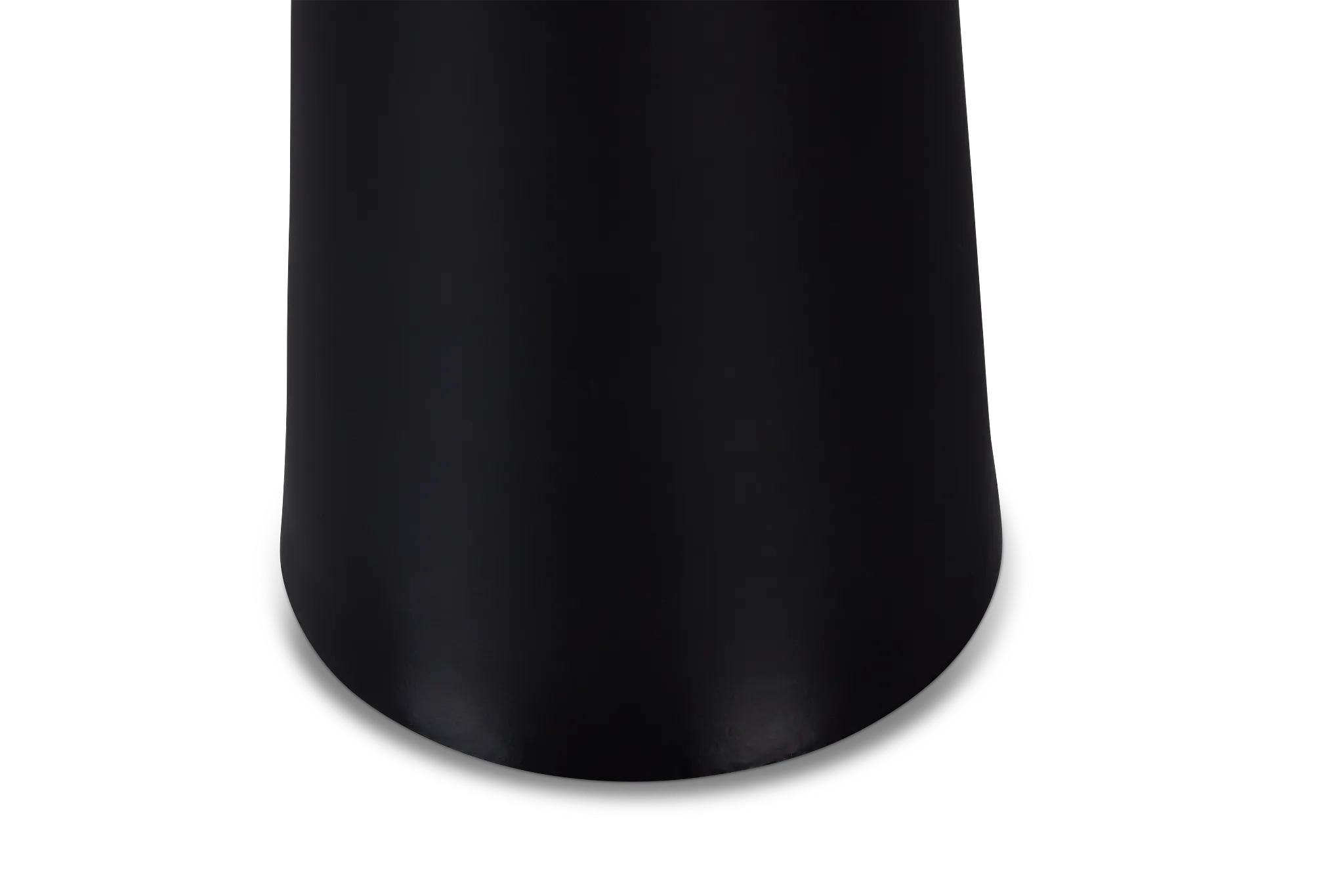 Roya Black Round End Table