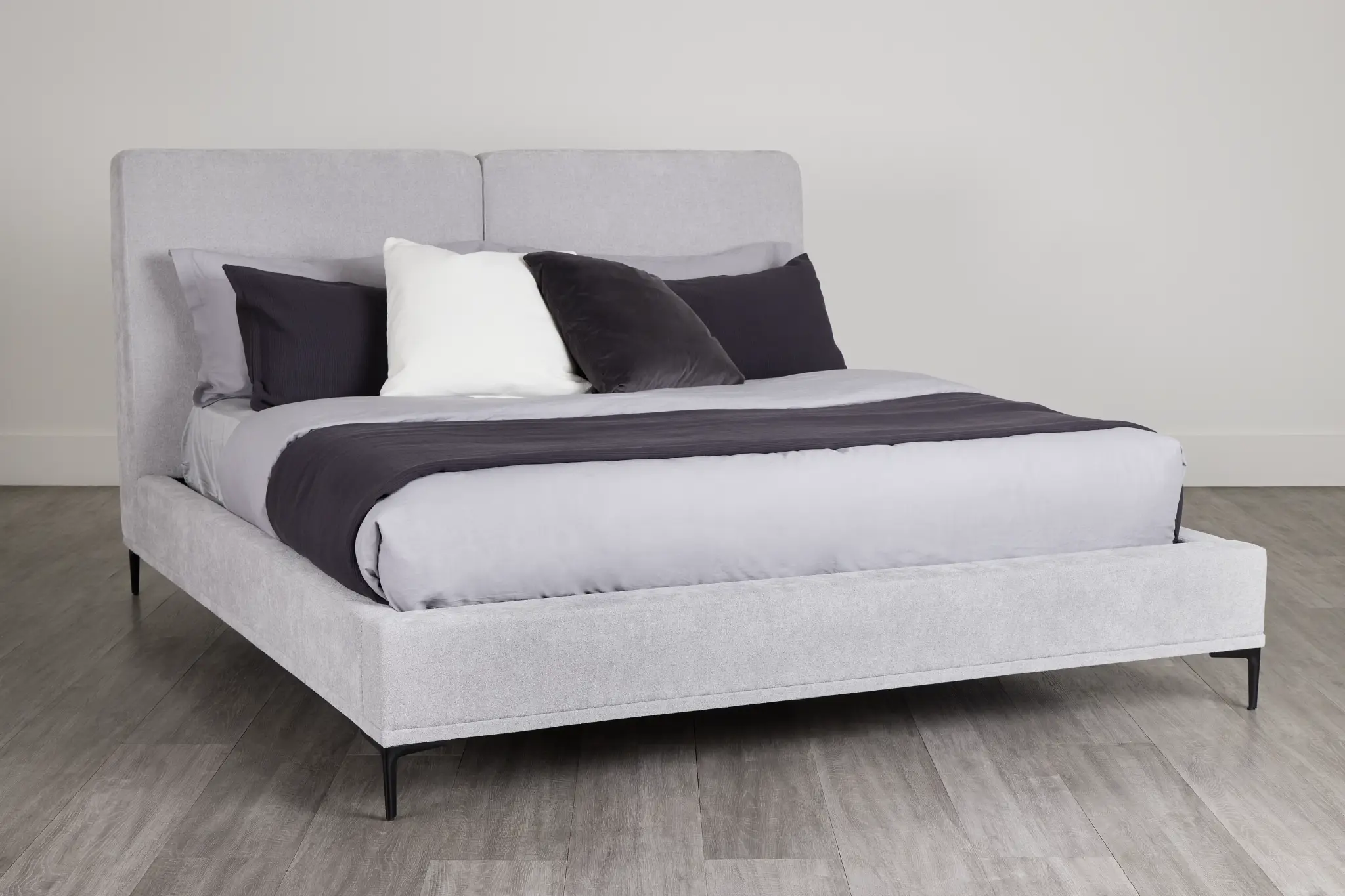 Emit Light Gray Uph Panel Bed Emit Light Gray Uph Panel Bed
