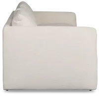 Serena White Fabric 3-piece Modular Sofa