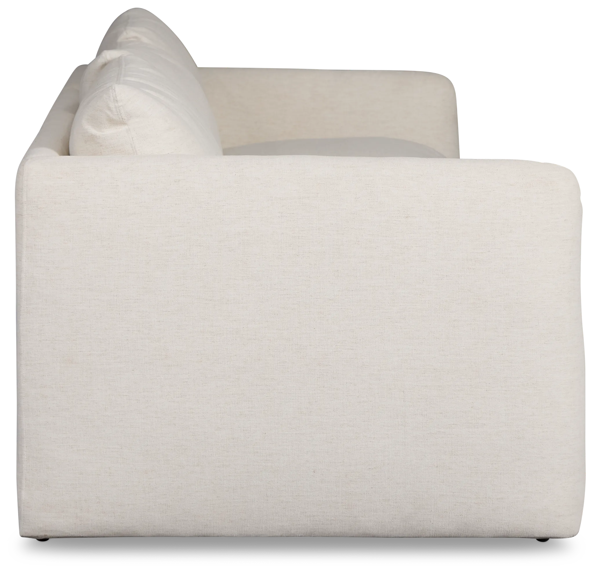 Serena White Fabric 3-piece Modular Sofa