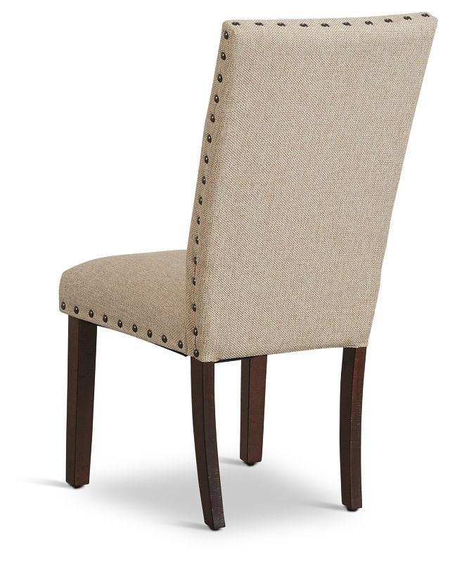 Jax Beige Upholstered Side Chair (4)