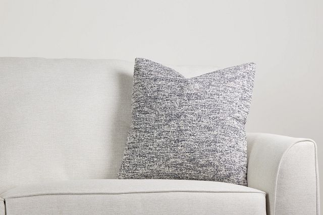 Baxter Dark Gray 24" Accent Pillow