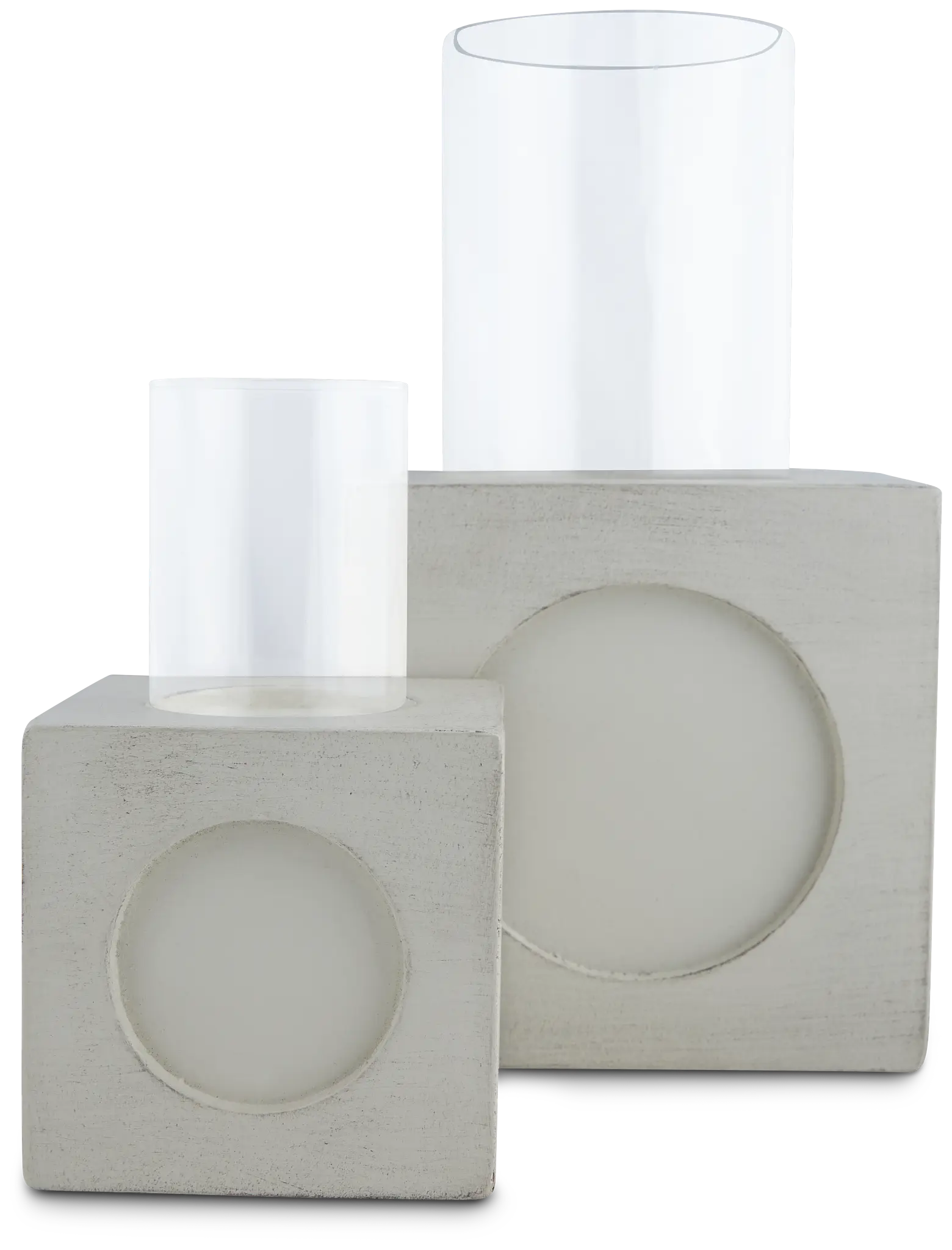 Bedford White Large Candle Holder Bedford White Large Candle Holder