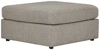Noah Khaki Fabric Cocktail Ottoman