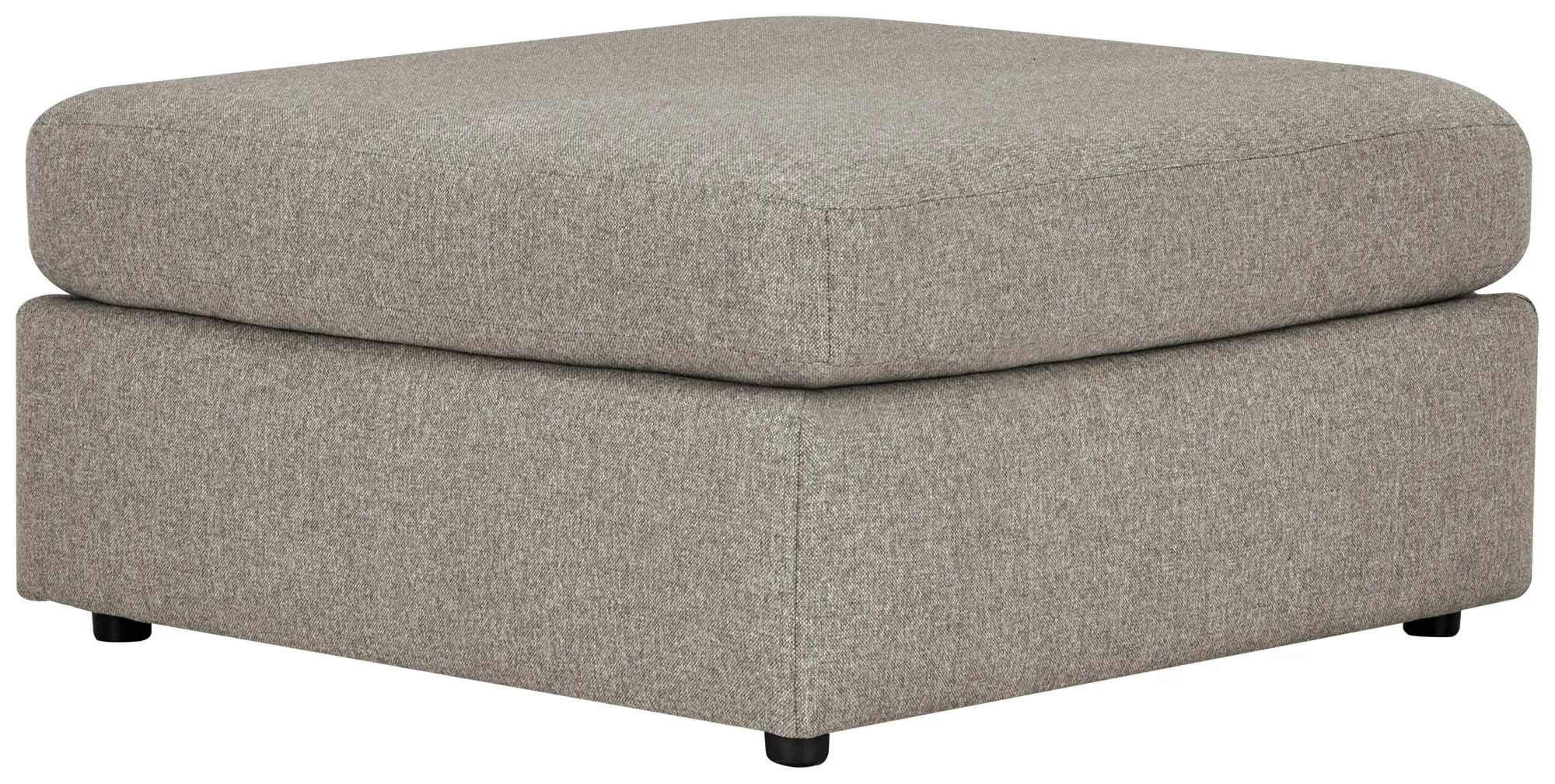 Noah Khaki Fabric Cocktail Ottoman