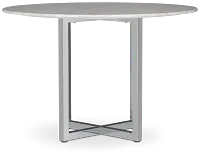 Amalfi Marble Round High Dining Table
