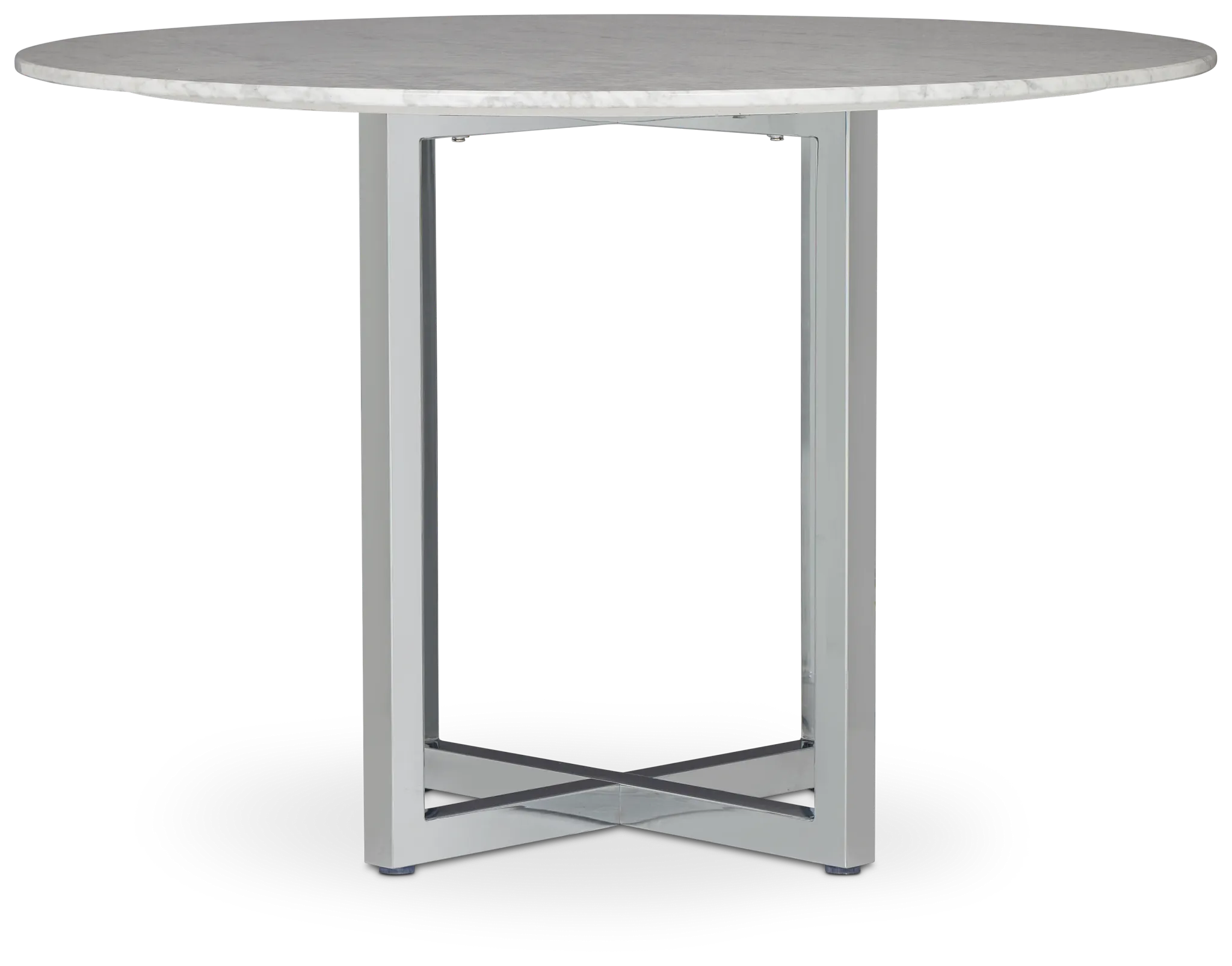 Amalfi Marble Round High Dining Table