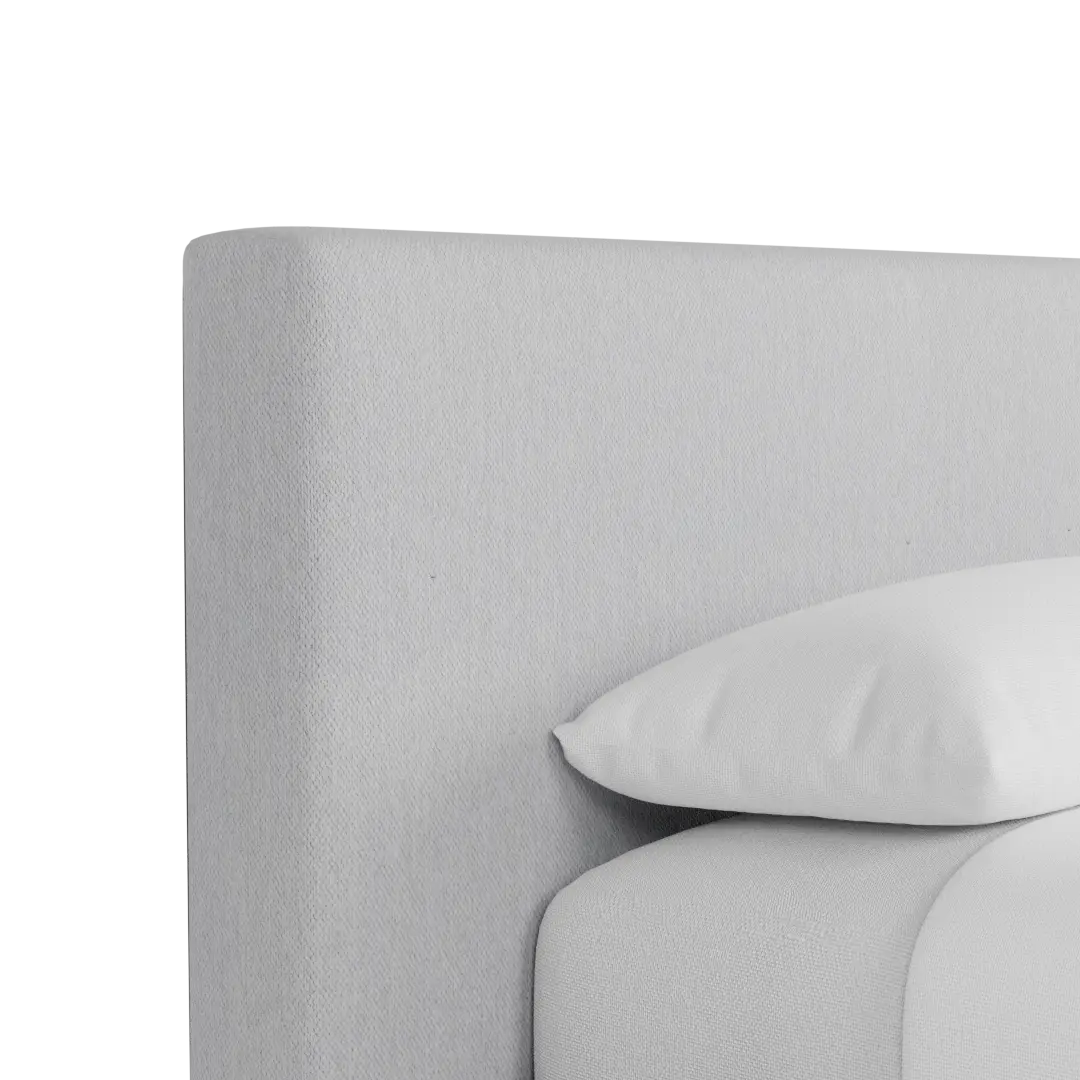 Grayton Delray Light Gray 44" Upholstered Platform Bed Grayton Delray Light Gray 44" Upholstered Platform Bed