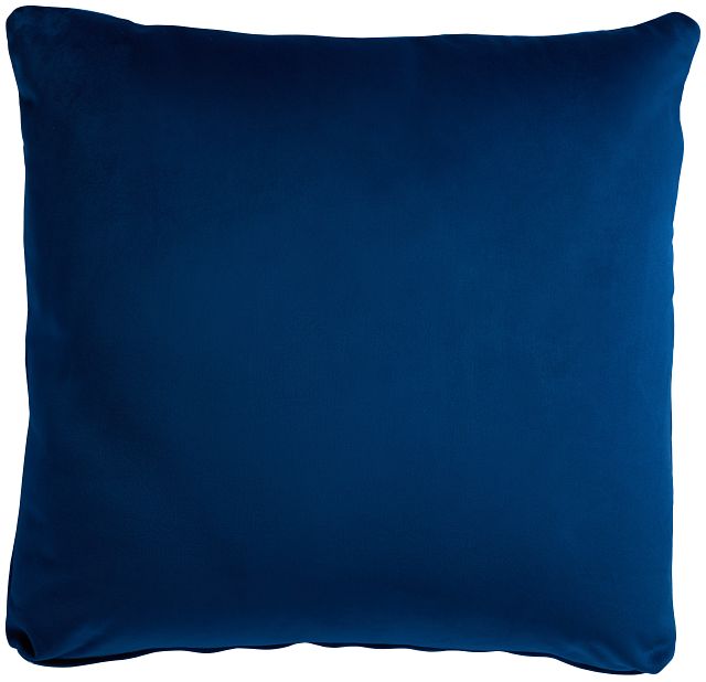 Reign Dark Blue 22" Accent Pillow