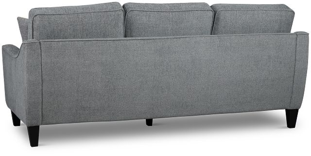 Cory Blue Fabric Chaise Sectional