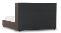 Captiva Elite Dark Brown 48" Upholstered Shelter Bed