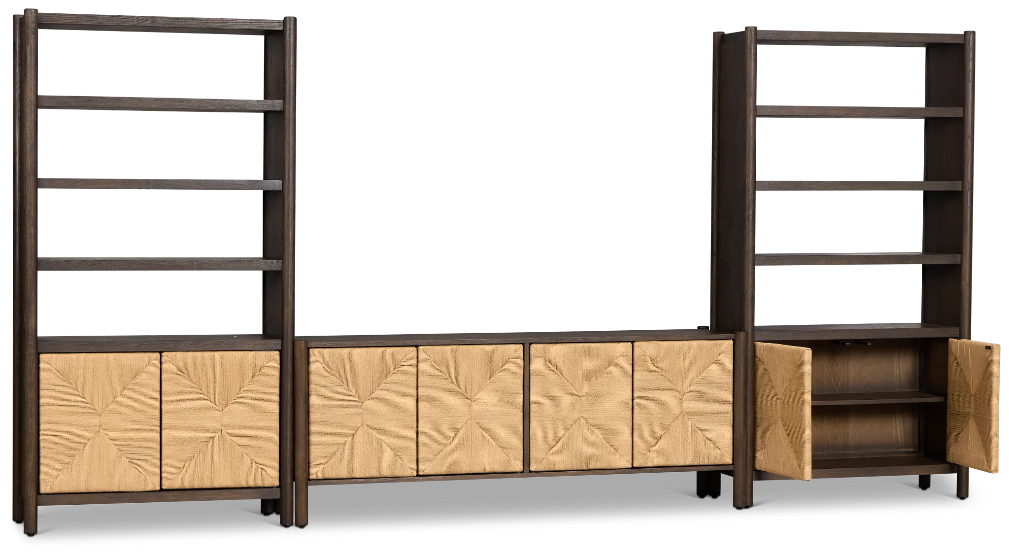 Santorini Dark Tone 71" Entertainment Wall