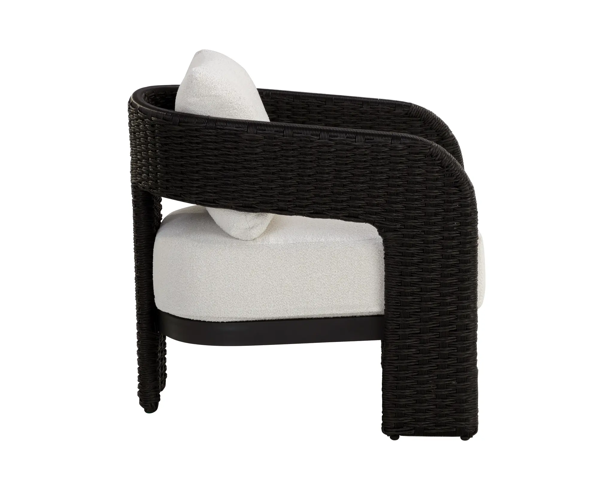 Anya Black Ivory Accent Chair Anya Black Ivory Accent Chair