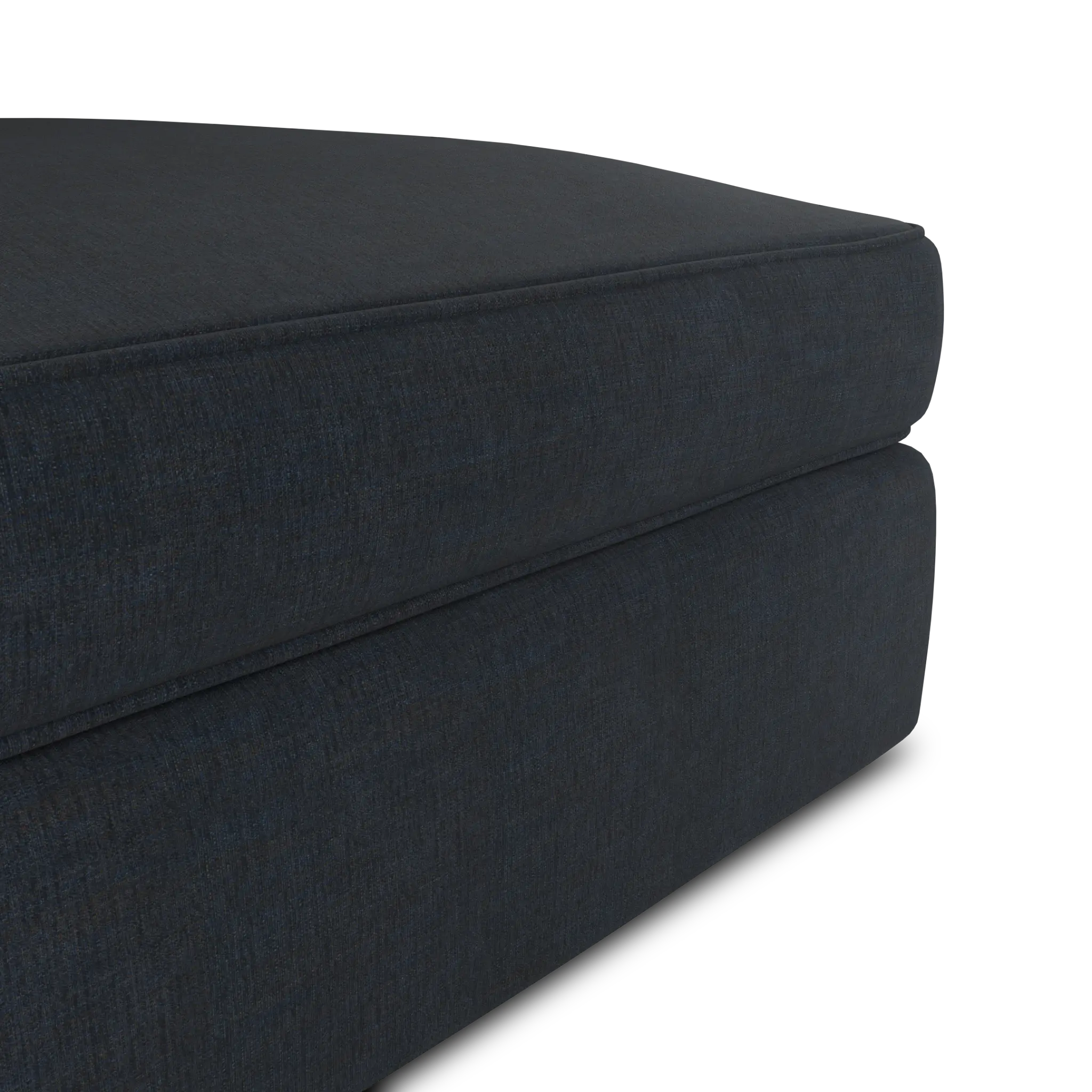 Siesta Victory Dark Blue Fabric Ottoman Siesta Victory Dark Blue Fabric Ottoman